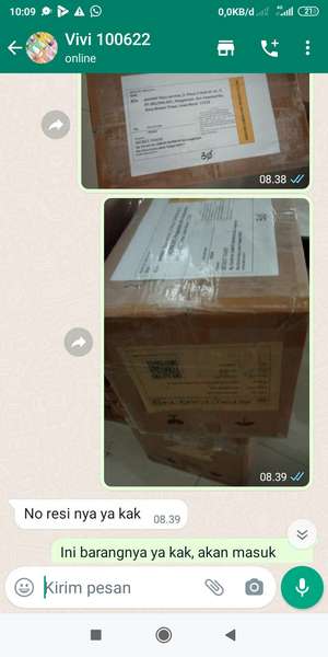 Alhamdulillah, pengiriman paket mitra secret toast kak Vivi 082110005451
